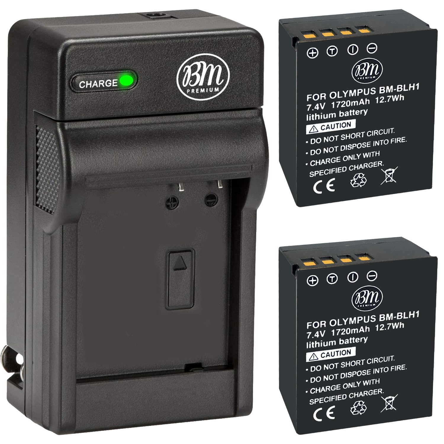 Amazon.com : BM Premium 2 Pack of Fully Decoded BL-H1 Battery and